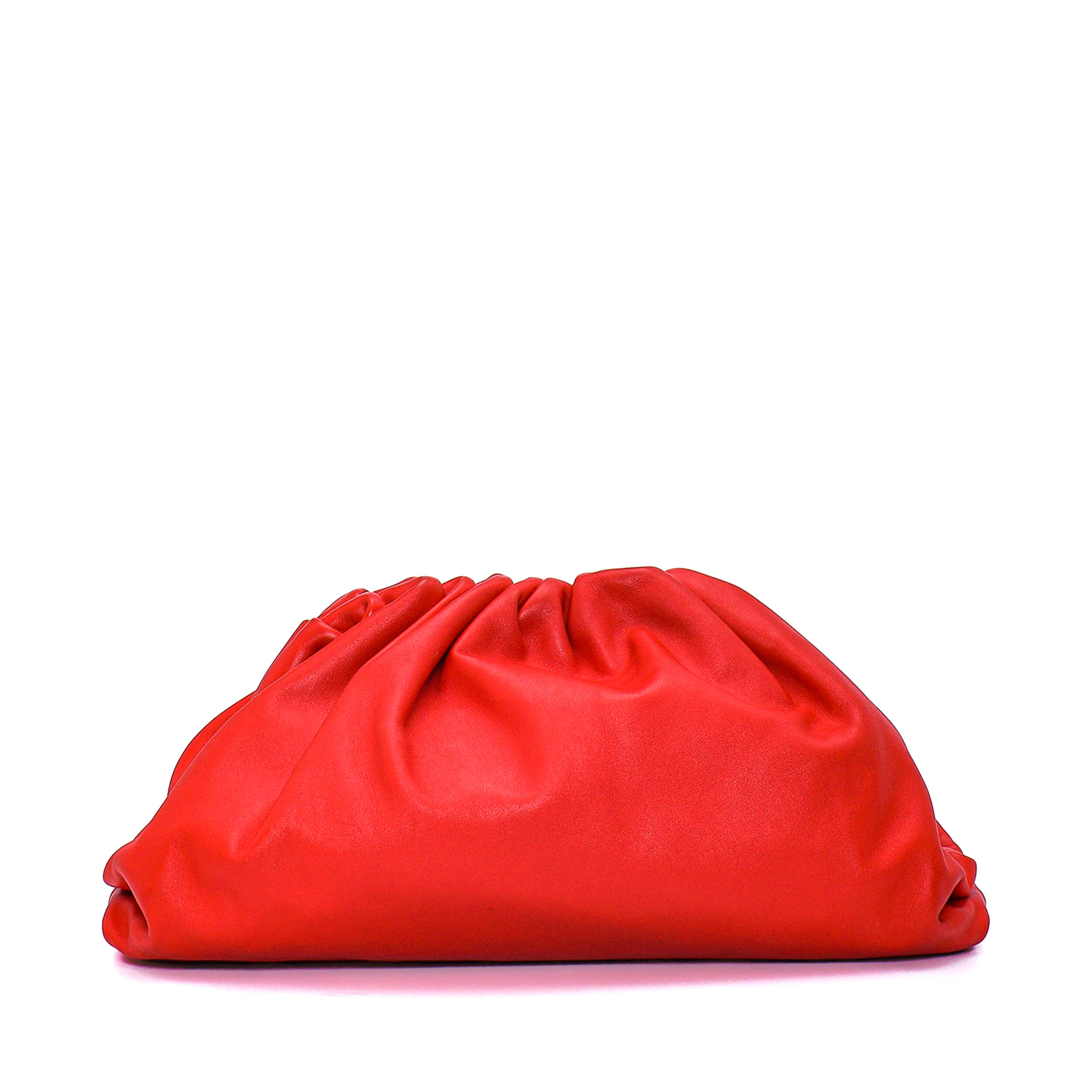 Bottega Veneta - Red Leather Pouch Bag
